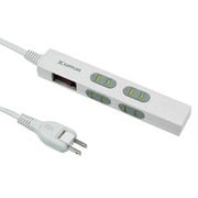 マグネット付OAタップ 4個口 1.5m ホワイト EMT0415SW