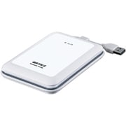 USB接続 バスパワー駆動 耐衝撃ポータブルHDD 250GB ホワイト HD-PSG250U2-WH