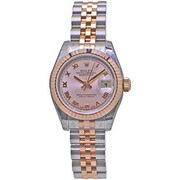 OYSTER PERPETUAL DATEJUST(オイスター パーペチュアル デイトジャスト)ピンクローマ 自動巻き レディース 並行輸入品 179171