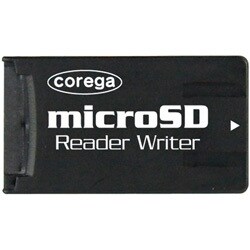 microSD専用 カードリーダ・ライタ ブラック CG-MICSDCRBK