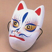 和紙面 キツネ