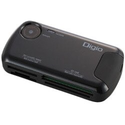 USB2.0対応 カードリーダー/ライター ブラック CRW-12M30BK