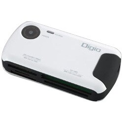 USB2.0対応 カードリーダー/ライター ホワイト CRW-12M30W
