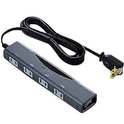 G-LINEタップ 2P・4個口 2m TAP-G002AGY (グレー)