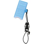 USB2.0 microSD/microSDHC専用 カードリーダ&ライタ ブルー PRD-MSD3BU