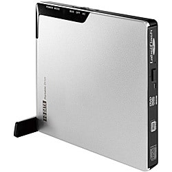 USB2.0対応 バスパワー駆動 外付型 ポータブルDVDドライブ ±R片面2層対応 DVRP-UN8LX