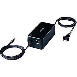 IEEE 802.3/IEEE 802.3u/AUTO-MDIX対応 190Mbps HD-PLC方式 PLC内蔵ACアダプタ PL-HDP-AL1/S PLC