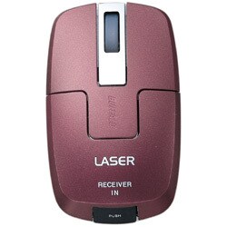 無線(27MHz)レーザー式マウス レッド BLMUWNSRDA