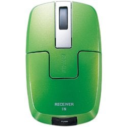 無線(27MHz)光学式マウス グリーン BOMUWN03SGRA