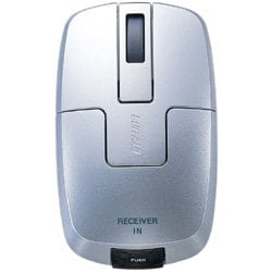 無線(27MHz)光学式マウス シルバー BOMUWN03SSVA