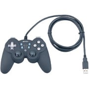 振動&連射機能付 デジタル/アナログ 12ボタン USBゲームパッド ブラック BGCUCF1201BKA