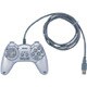 連射機能付 12ボタン USBゲームパッド シルバー BGCUD1201SVA