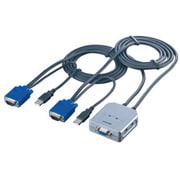 PS/2対応 パソコン自動切替器 ディスプレイ/キーボード/マウス BKVMPU201A