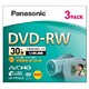 8cmDVD-RW ビデオカメラ用 片面 30分 3枚 LM-RW30J3