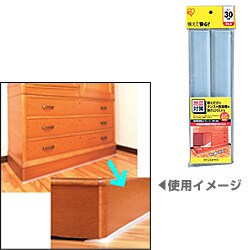 家具転倒防止用品 JTP-452 家具転倒防止プレート(4.5×45cm･2本入）