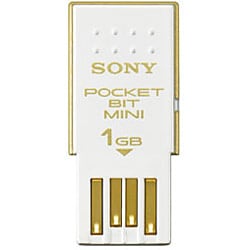 USB2.0対応 フラッシュメモリ ポケットビットミニ Windows ReadyBoost対応 1GB ホワイト USM1GHX W