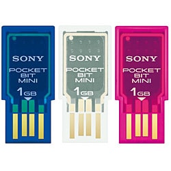 USB2.0対応 フラッシュメモリ ポケットビットミニ 1GB 3枚 USM1GH 3A