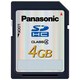 CLASS4対応 SDHCメモリーカード 4GB RP-SDM04GK1K