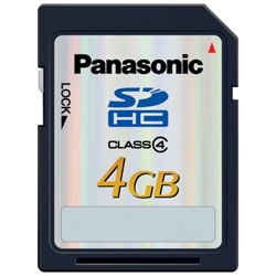 CLASS4対応 SDHCメモリーカード 4GB RP-SDM04GK1K