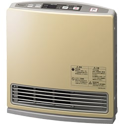 ガスファンヒーター(都市ガス13A用/木造7畳・コンクリート造9畳まで) RM-2408-X(ベージュ)