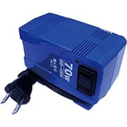 海外旅行用変圧器 ダウントランス（110-130V→100V・定格容量70W） MBT-1270（ブルー）