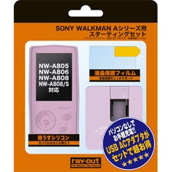 RT-SA8C1/P （ピンク） [ウォークマン Aシリーズ用 シリコンジャケット USB ACアダプタセットモデル]