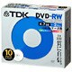 DVD-RW 4.7GB 2倍速対応 インクジェットプリンタ対応 5mmスリムタイプケース入り 10枚 DRW47PA10S