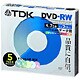 DVD-RW 4.7GB 2倍速対応 インクジェットプリンタ対応 カラーミックス 5mmスリムタイプケース入り 5枚 DRW47PMA5S