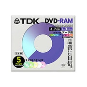 DRAM47PMB5S [DVD-RAM 4.7GB 3倍速対応 インクジェットプリンタ対応 カラーミックス 5mmスリムタイプケース入り 5枚]