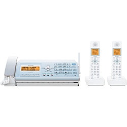 普通紙FAX(子機2台) UX-D27CW-A(シルキーブルー) fappy(ファッピィ)