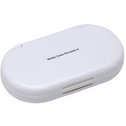 メディアケース ポータブル 8 ホワイト [PSP-1000/2000/3000用]