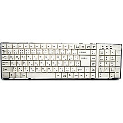 USB接続 フレームレス・スリムタイプ・キーボード ホワイト SLK-0906N