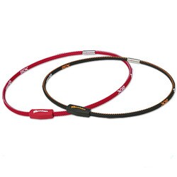RAKUWAネックX30 スライディングタイプ [チタンネックレス RAKUWAネックX30 スライディングタイプ （55cm・ブラック/オレンジ）]