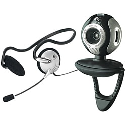 USB2.0接続 CMOS 130万画素 Qcam Communicate Deluxe with HS ヘッドセット付 QCAM-130X-HS
