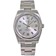 OYSTER PERPETUAL Air King(オイスター パーペチュアル エアキング)シルバー369 ブルーインデックス 自動巻き メンズ 並行輸入品 114200