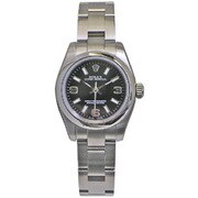 OYSTER PERPETUAL(オイスター パーペチュアル)ブラック369 自動巻き レディース 並行輸入品 176200