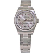 OYSTER PERPETUAL(オイスター パーペチュアル)シルバー369 ピンクインデックス 自動巻き レディース 並行輸入品 176200