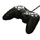 振動＆連射機能付 デジタル＆アナログ USBゲームパッド 12ボタン ブラック BGCUCF1206BKA
