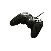 振動&連射機能付 デジタル&アナログ USBゲームパッド 12ボタン ブラック BGCUCF1206BKA
