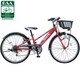 子供用自転車（24型） CRレッド ライトクロス B-LX46ER