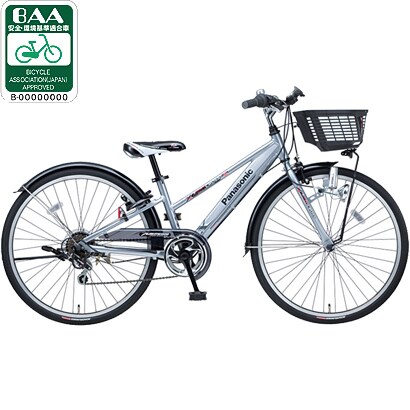 子供用自転車（24型） シルバーブルー ライトクロス B-LX46EV2