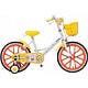 幼児用自転車（18型） B-FYS813Y（アクティブホワイト＆イエロー） ミッフィー