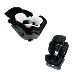 エールベベ・ズット 3スタイル CL AM690 （ブラック） [新生児～7歳頃用 チャイルドシート]