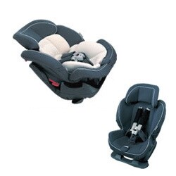 エールベベ・ズット 3スタイル CL AM693 （ブルイッシュグレー） [新生児～7歳頃用 チャイルドシート]