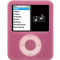 TR-SCNN3-RD （レッド） [iPod nano 3rd 用 シリコンケース]
