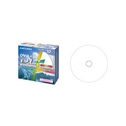DTR85HP10 ［DVD+R 8.5GB 片面2層 2.4～8倍速対応 ワイドエリア印刷対応 5mm厚スリムケース入り 10枚］