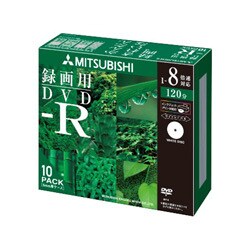 録画用DVD-R 120分 1-8倍速 10枚 インクジェットプリンタ対応 VHR12HSP10