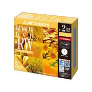 録画用DVD-RW 120分 1-2倍速 CPRM対応 5枚 インクジェットプリンタ対応 VHW12NSP5