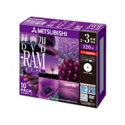 録画用DVD-RAM 120分 3倍速 10枚 CPRM対応 インクジェットプリンタ対応 VHM12SSP10