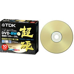 録画用DVD-RW 120分 1-2倍速 CPRM対応 5枚 インクジェットプリンタ対応 超硬 DRW120HCDPGA5S